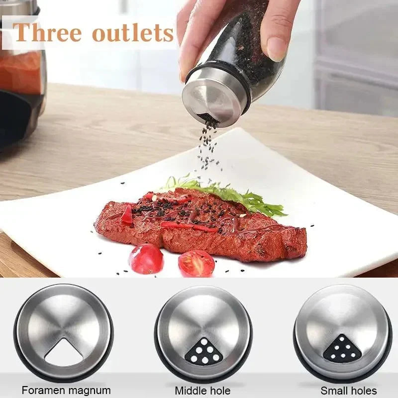 Glass Spice Rack Organizer Set – AbodeWorks